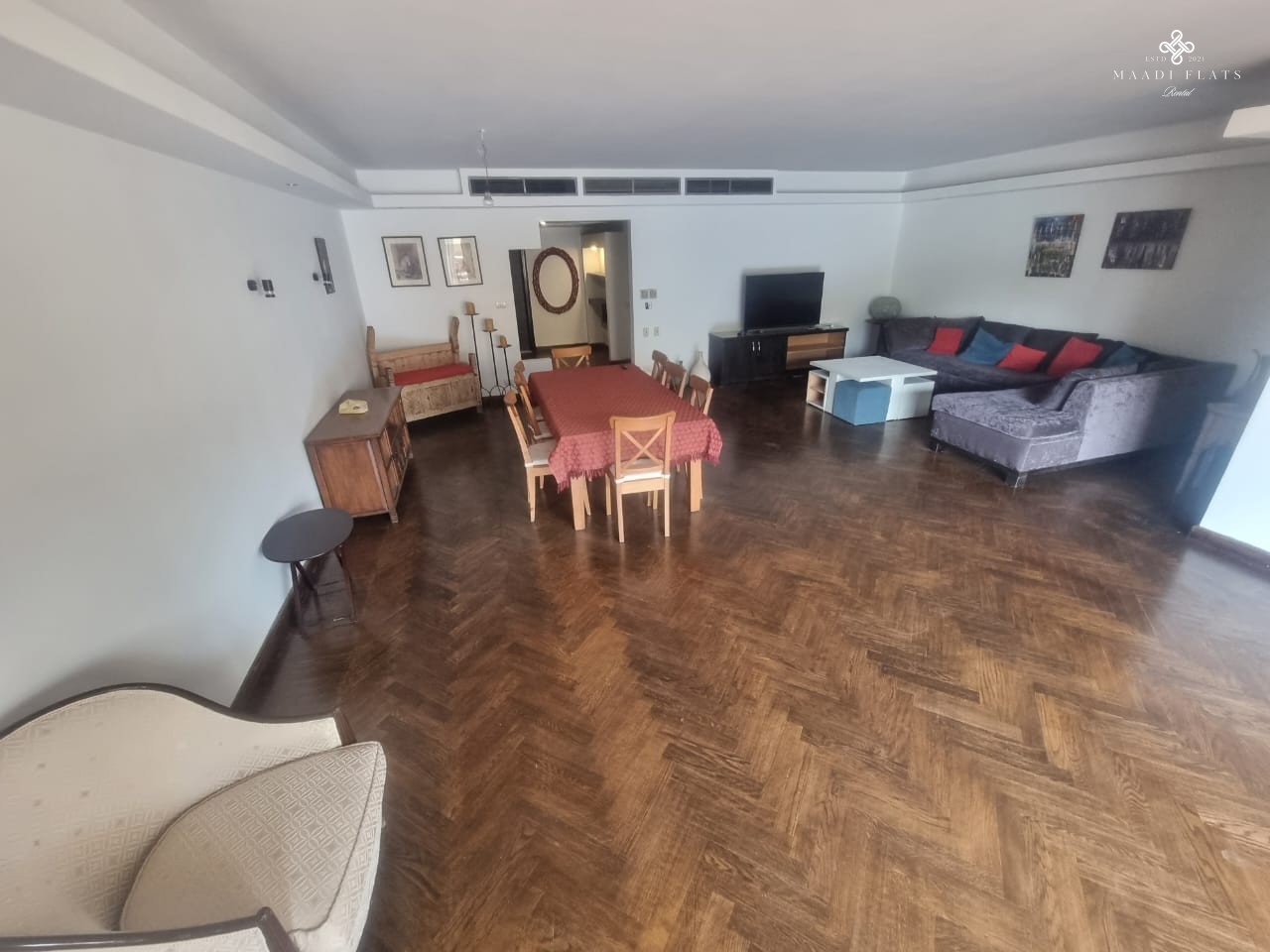 شقة حديثة مفروشة بحمام سباحة مشترك للإيجار في سرايات المعادي القاهرة مصر-5079-gallery-70