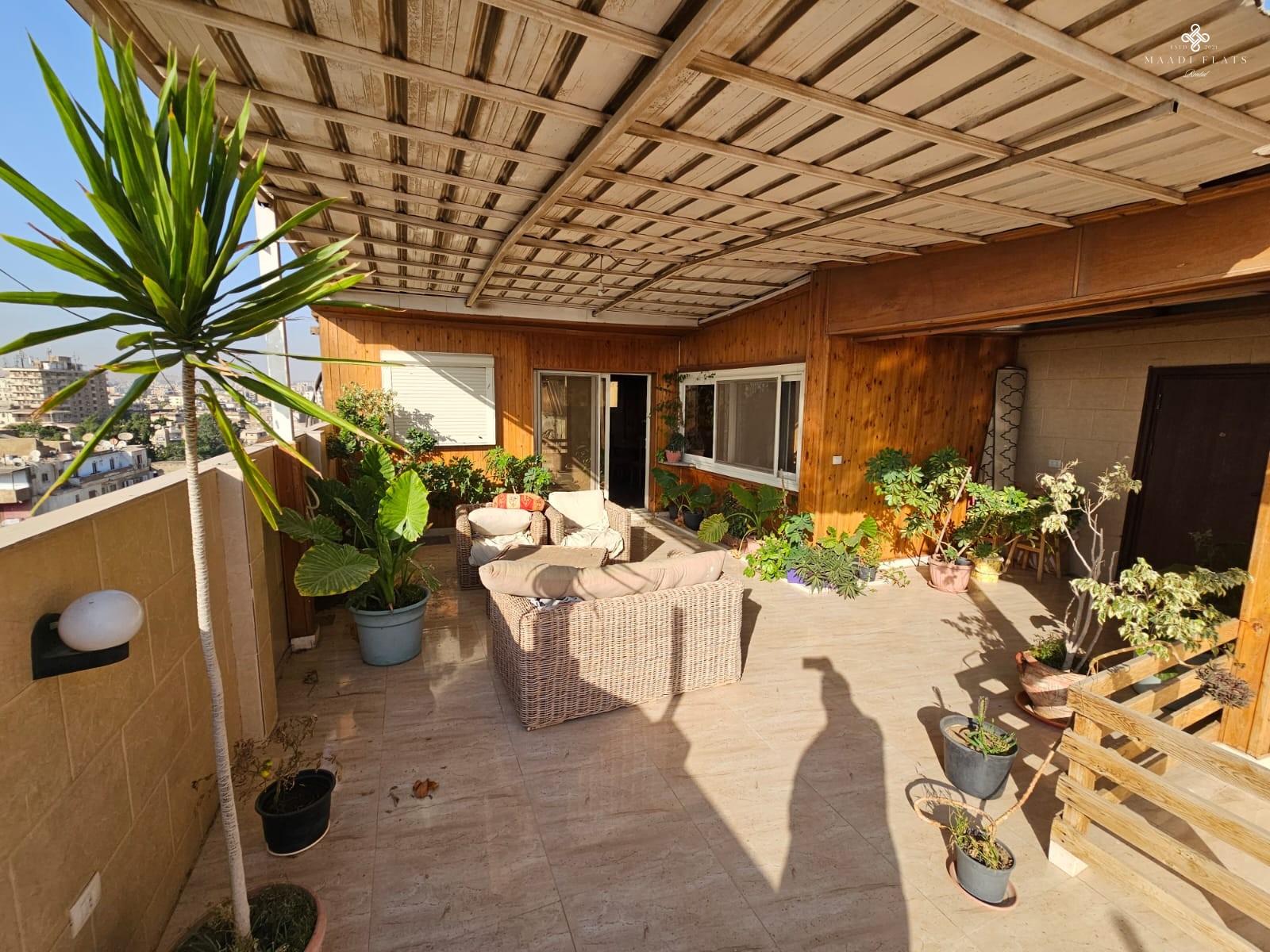 Modern Furnished Studio With Terrace For Rent In Maadi Sarayat Cairo Egypt-5041-gallery-6