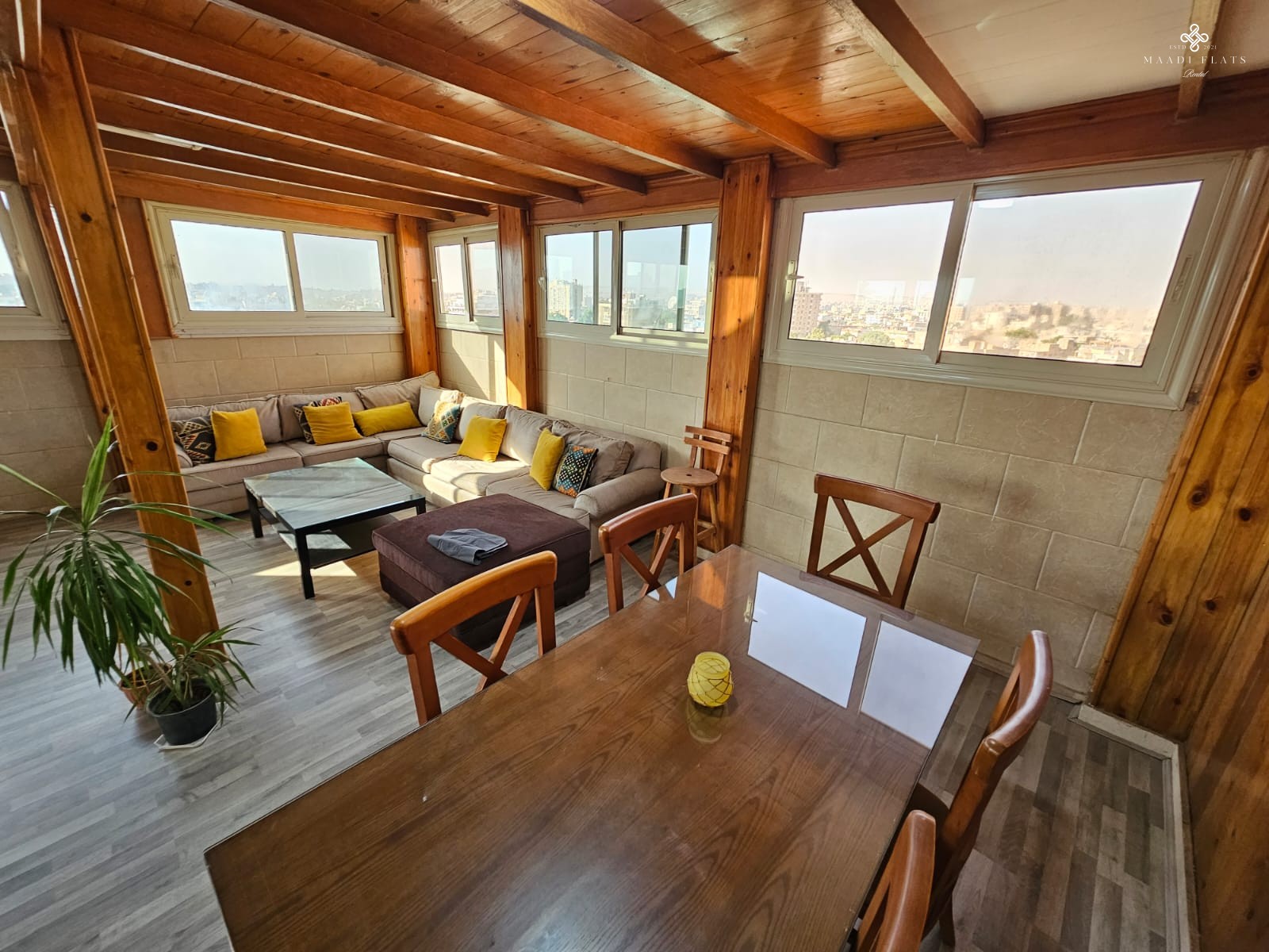 Modern Furnished Studio With Terrace For Rent In Maadi Sarayat Cairo Egypt-5041-gallery-7