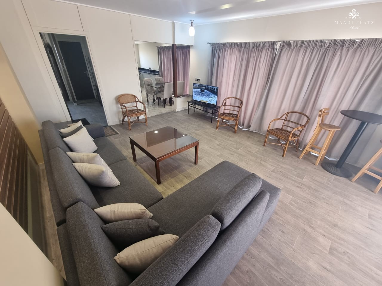 Modern Furnished Studio With Terrace For Rent In Sarayat El Maadi Cairo Egypt-5037-gallery-1