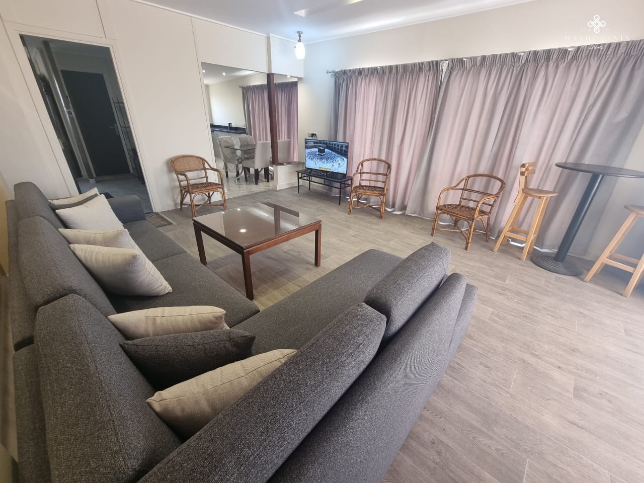 Modern Furnished Studio With Terrace For Rent In Sarayat El Maadi Cairo Egypt-5037-gallery-2
