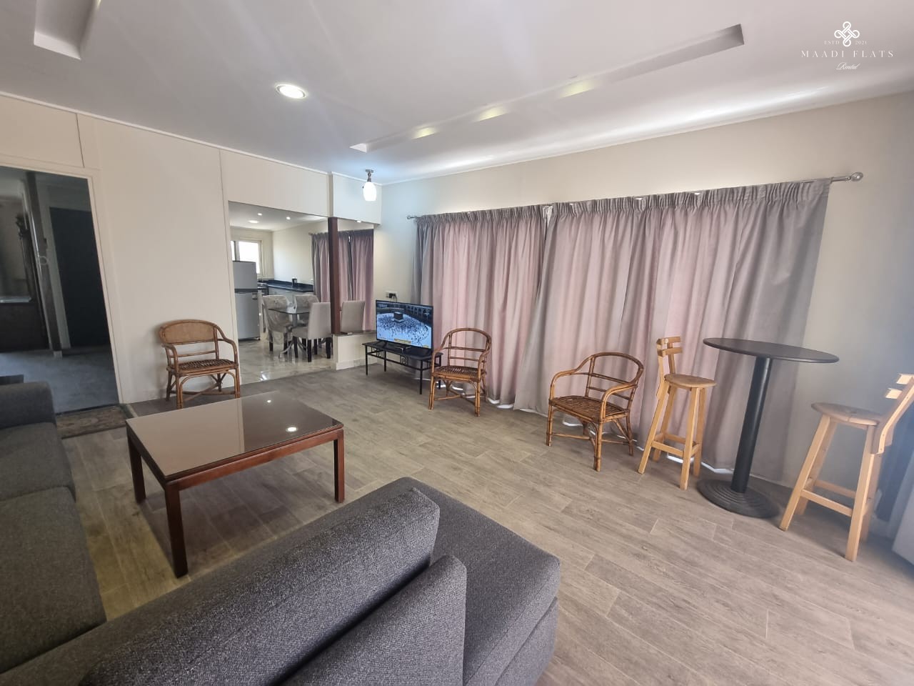 Modern Furnished Studio With Terrace For Rent In Sarayat El Maadi Cairo Egypt-5037-gallery-3