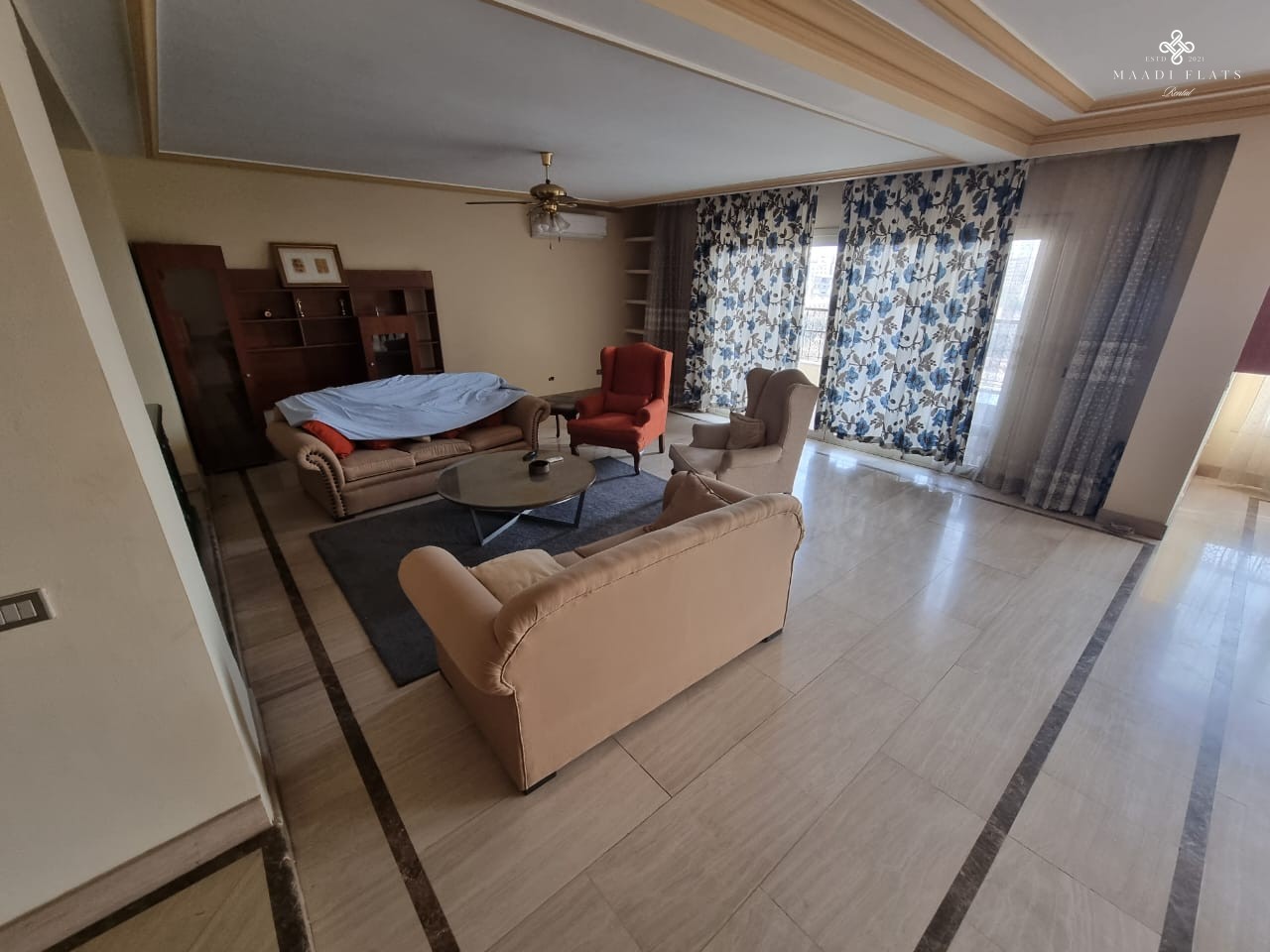 شقة مفروشة مفتوحة فيو للايجار بالمعادى دجلة-5117-gallery-0