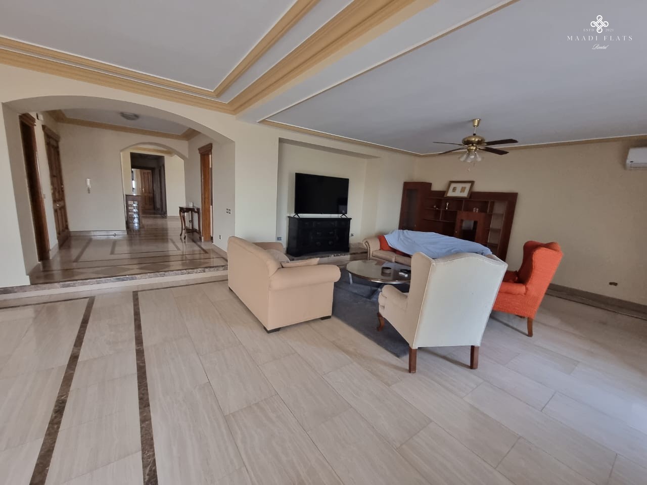 شقة مفروشة مفتوحة فيو للايجار بالمعادى دجلة-5117-gallery-1