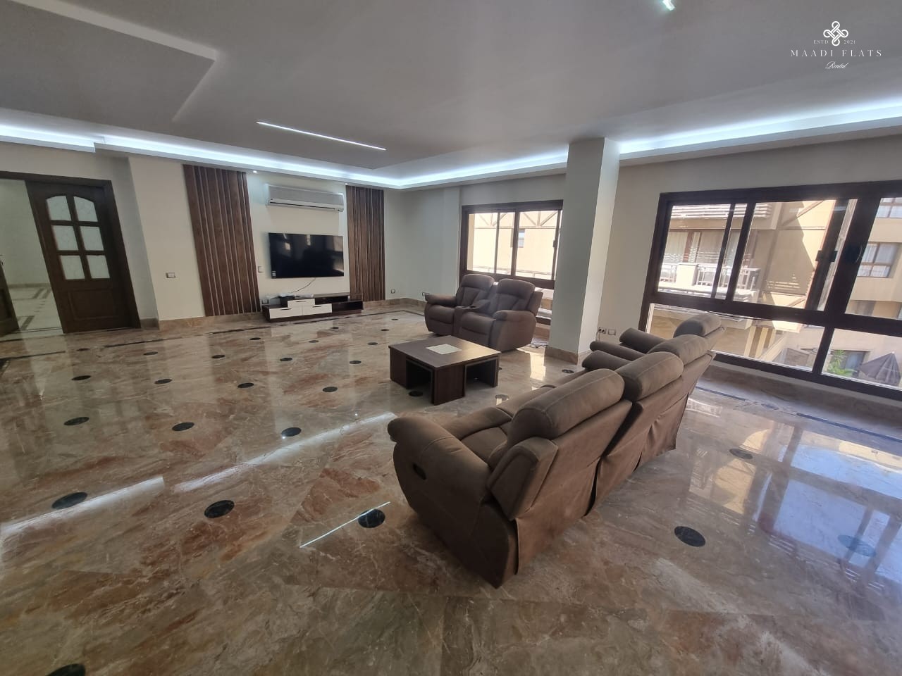 Outstanding Modern Furnished Apartment With Shared Swimming Pool For Rent In Sarayat El Maadi Cairo Egypt-5067-gallery-15