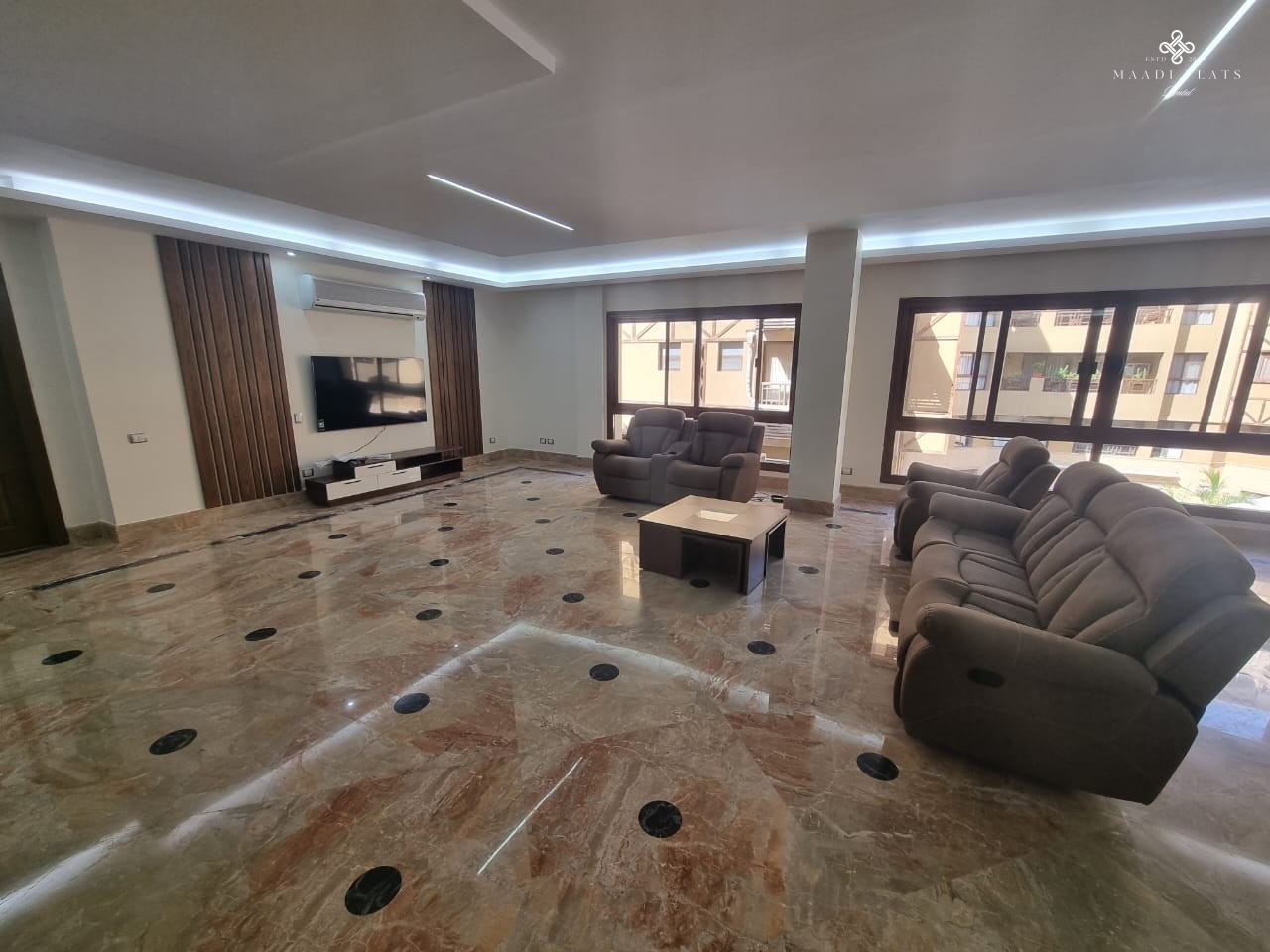 Outstanding Modern Furnished Apartment With Shared Swimming Pool For Rent In Sarayat El Maadi Cairo Egypt-5067-gallery-16