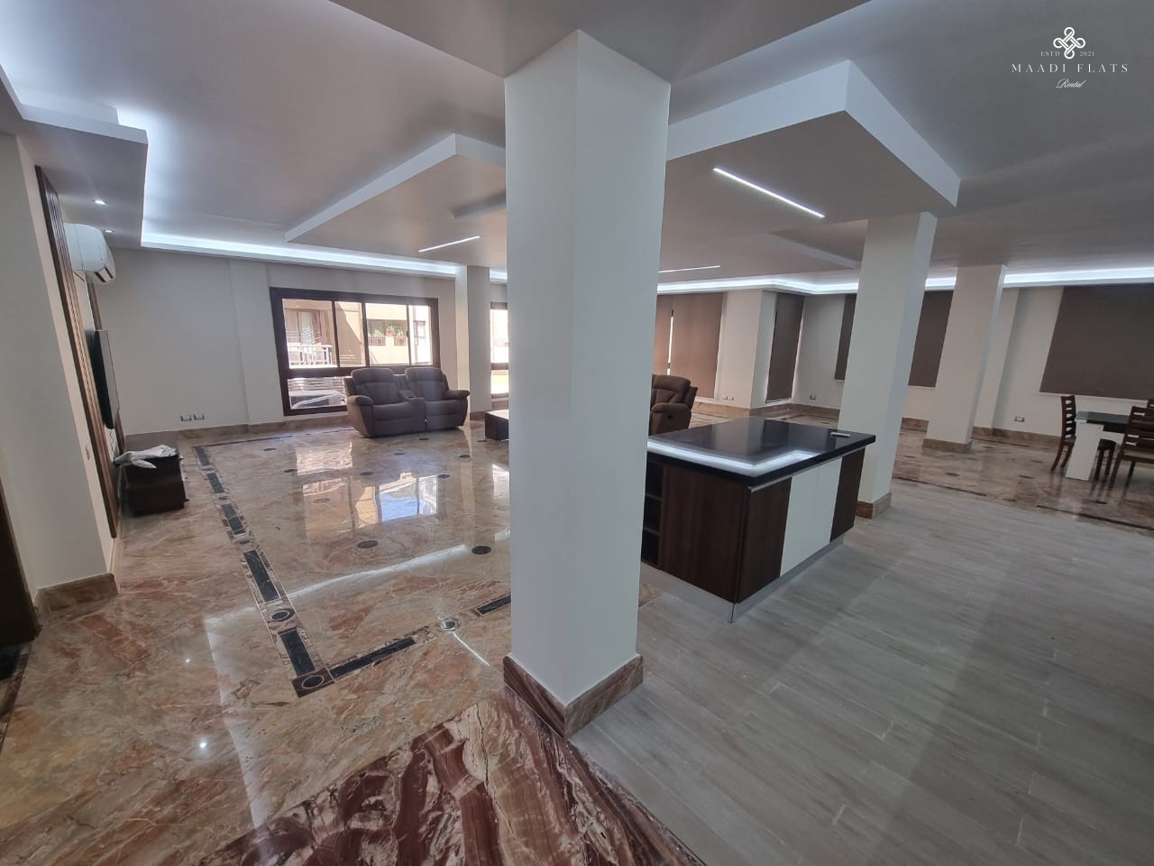 Outstanding Modern Furnished Apartment With Shared Swimming Pool For Rent In Sarayat El Maadi Cairo Egypt-5067-gallery-17