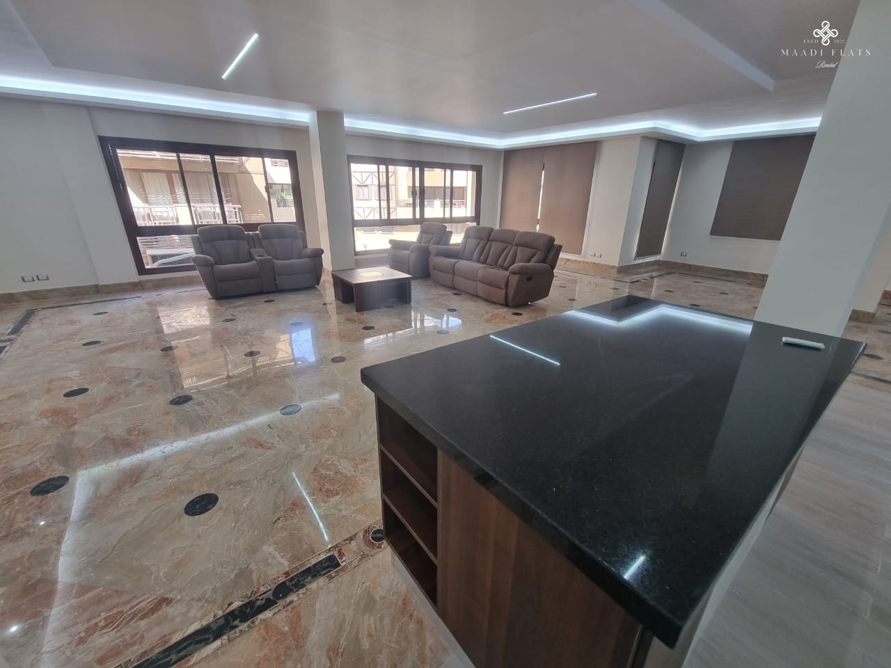 Outstanding Modern Furnished Apartment With Shared Swimming Pool For Rent In Sarayat El Maadi Cairo Egypt-5067-gallery-18