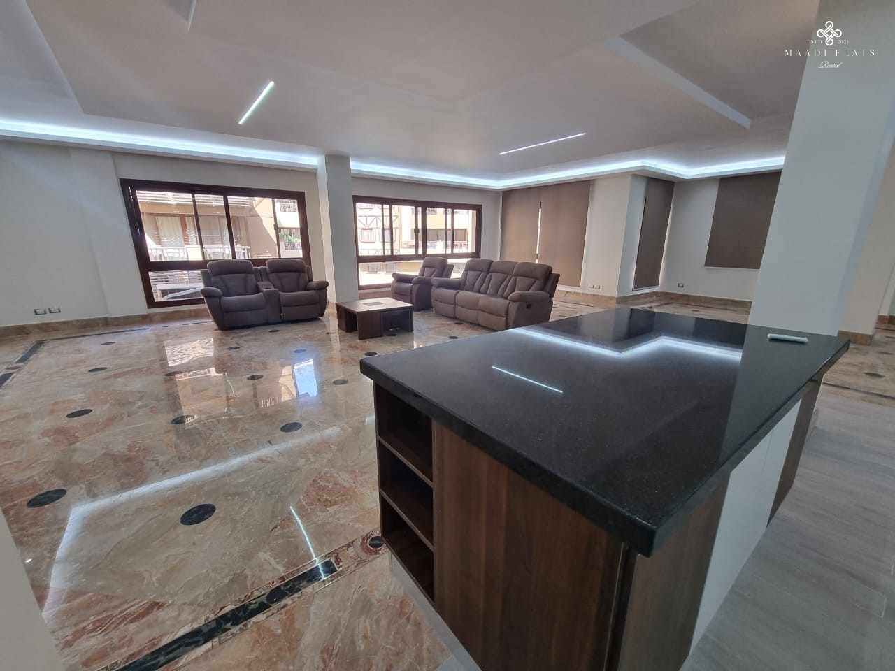 Outstanding Modern Furnished Apartment With Shared Swimming Pool For Rent In Sarayat El Maadi Cairo Egypt-5067-gallery-19