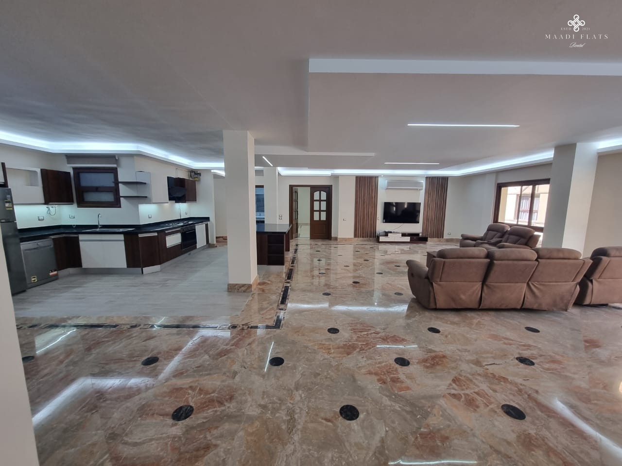 Outstanding Modern Furnished Apartment With Shared Swimming Pool For Rent In Sarayat El Maadi Cairo Egypt-5067-gallery-25