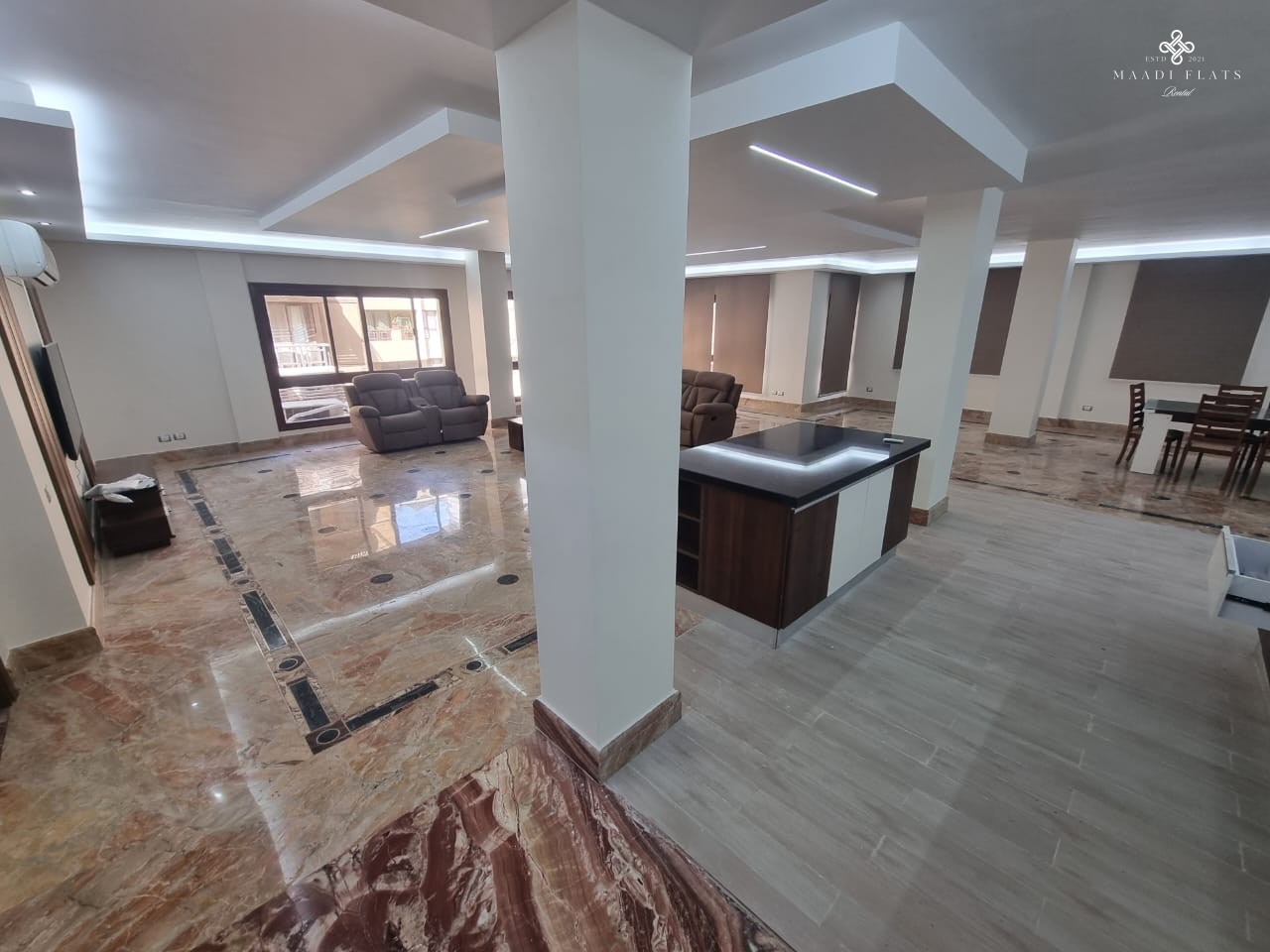 Outstanding Modern Furnished Apartment With Shared Swimming Pool For Rent In Sarayat El Maadi Cairo Egypt-5067-gallery-5