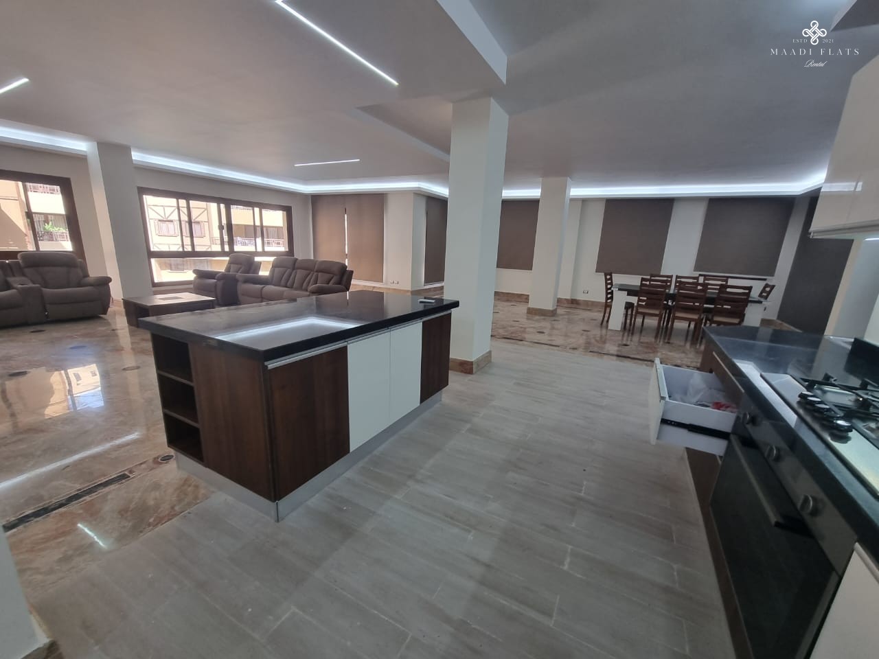 Outstanding Modern Furnished Apartment With Shared Swimming Pool For Rent In Sarayat El Maadi Cairo Egypt-5067-gallery-8