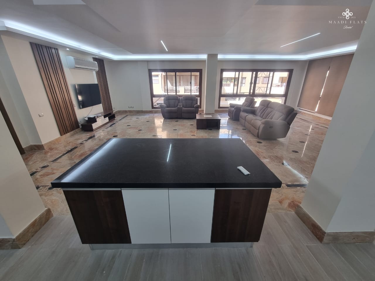 Outstanding Modern Furnished Apartment With Shared Swimming Pool For Rent In Sarayat El Maadi Cairo Egypt-5067-gallery-9