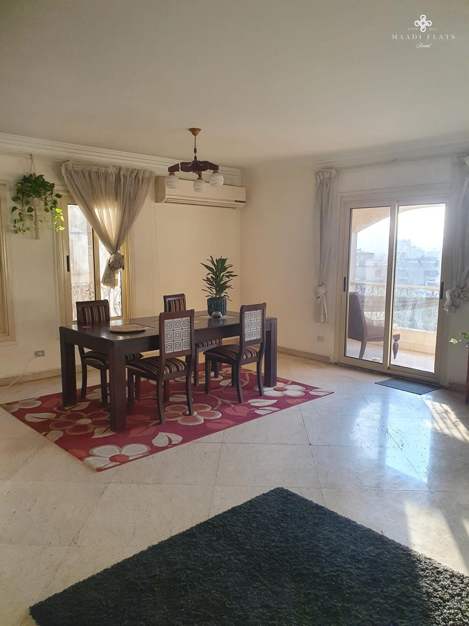 Pacious 3-Bedroom Apartment + Office With Balcony For Rent In Degla Maadi-4960-gallery-4