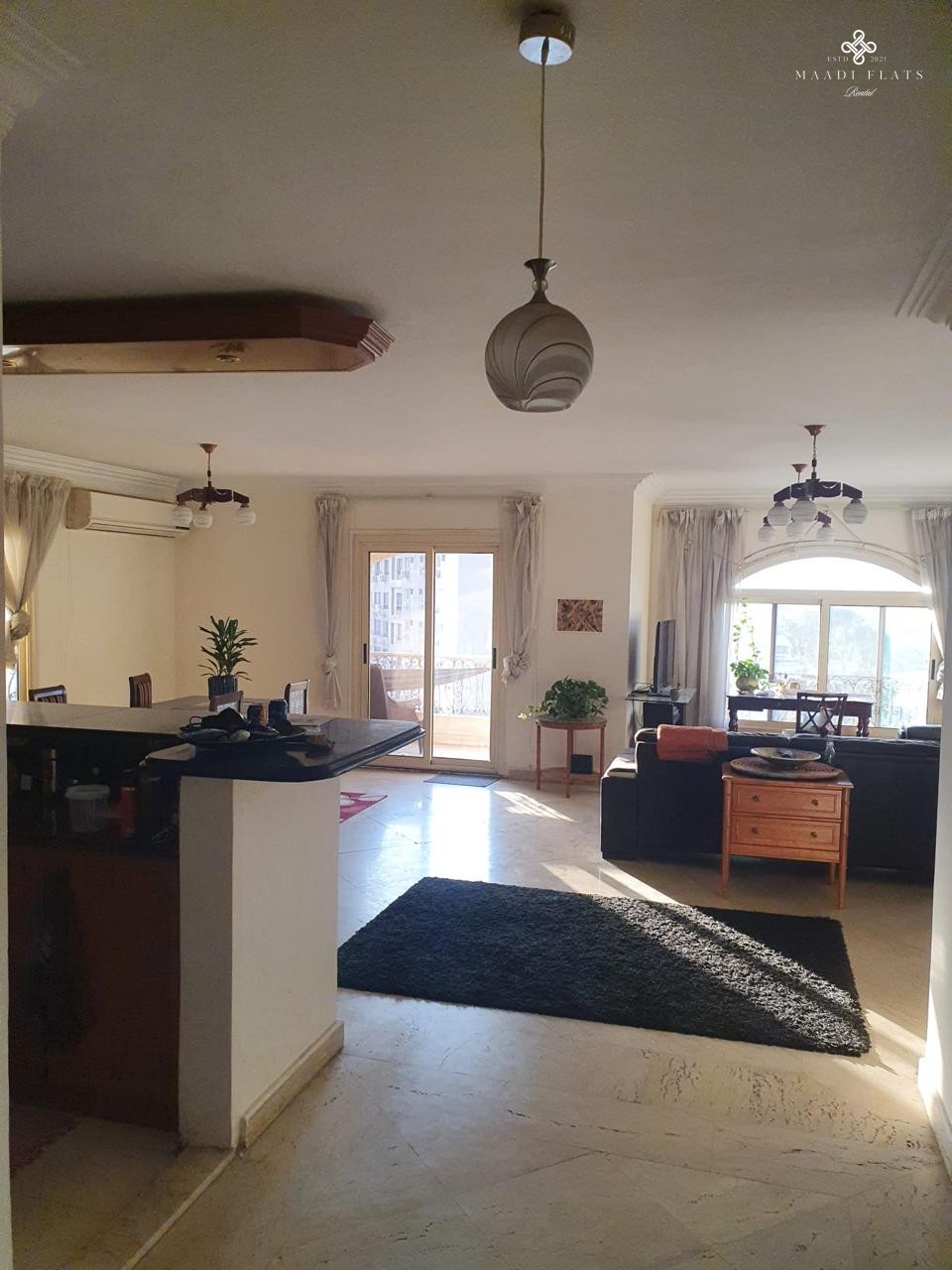 Pacious 3-Bedroom Apartment + Office With Balcony For Rent In Degla Maadi-4960-gallery-8