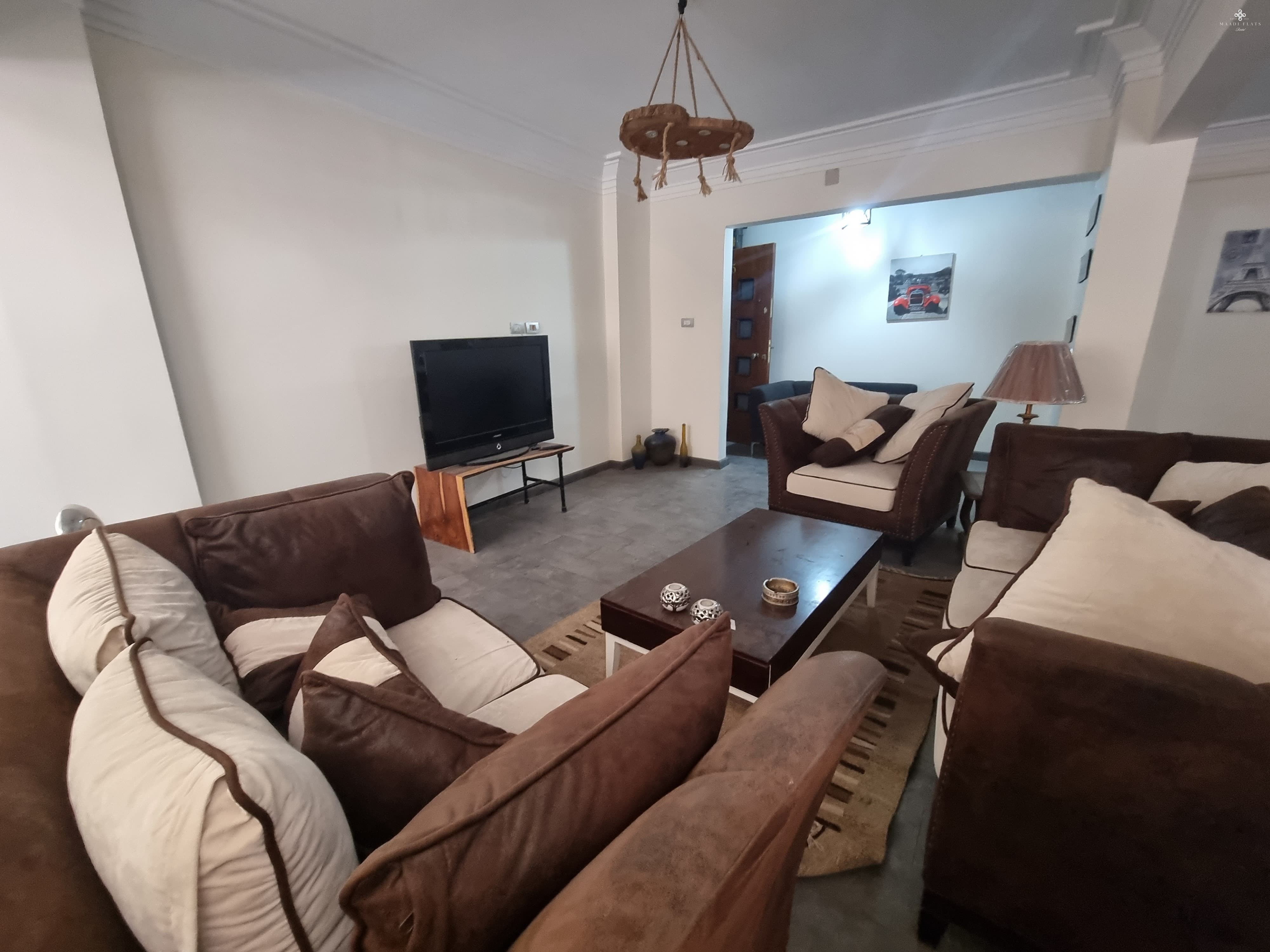 Spacious 3 Bedroom Furnished Apartment For Rent In Sarayat Maadi With Balcony – 175 Sqm-5043-gallery-1