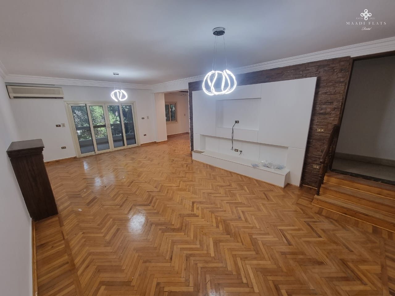 Spacious 3-Bedroom Semi-Furnished Apartment With Balcony For Rent In Sarayat Maadi – Prime Location Near French School-5060-gallery-1