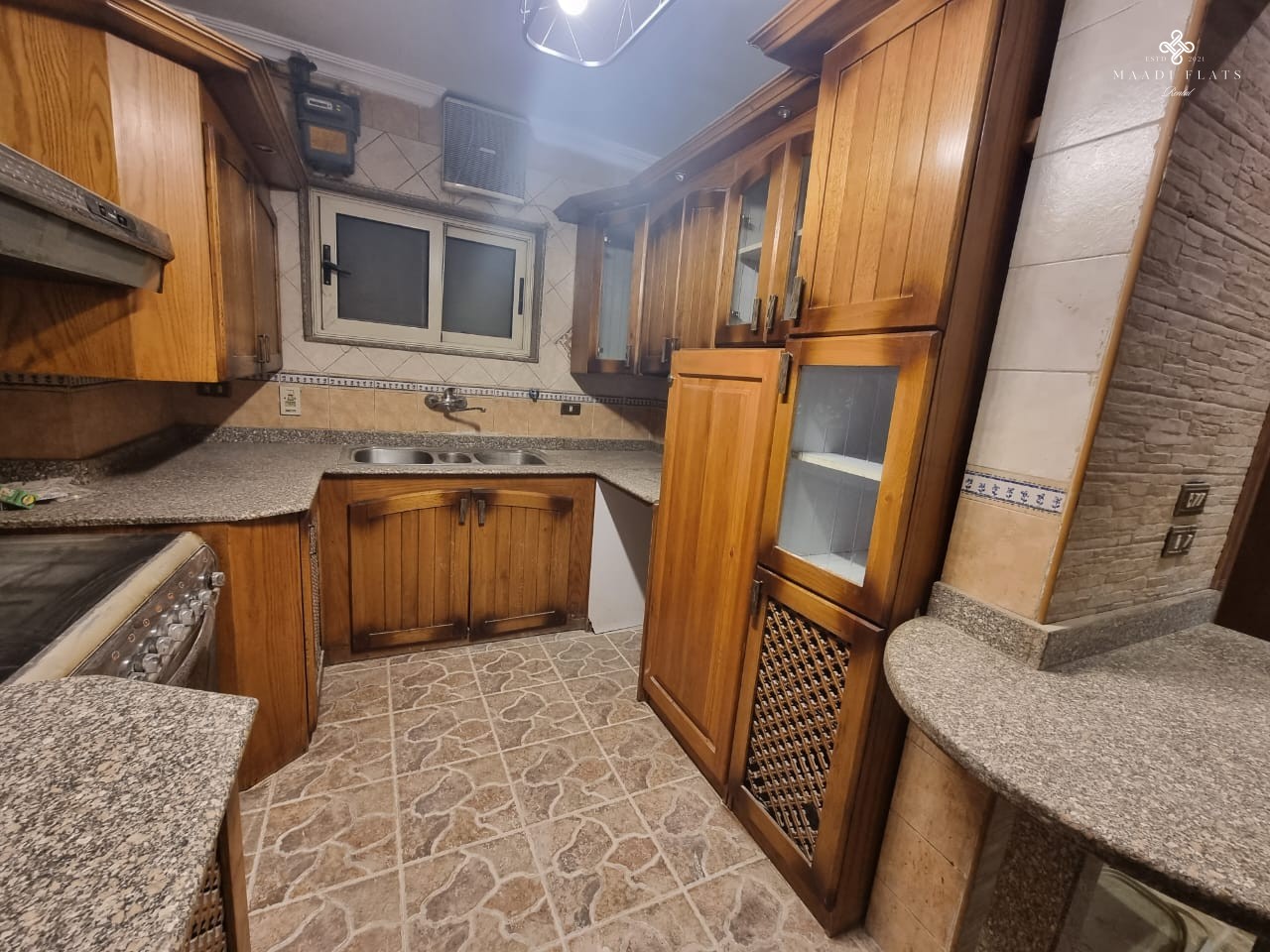 Spacious 3-Bedroom Semi-Furnished Apartment With Balcony For Rent In Sarayat Maadi – Prime Location Near French School-5060-gallery-11