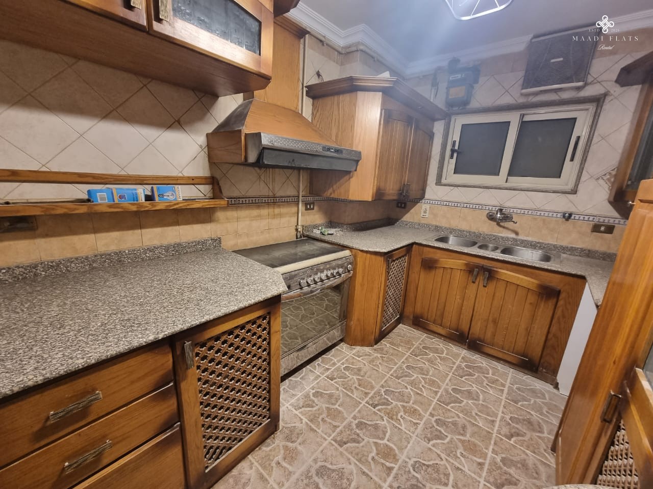 Spacious 3-Bedroom Semi-Furnished Apartment With Balcony For Rent In Sarayat Maadi – Prime Location Near French School-5060-gallery-12