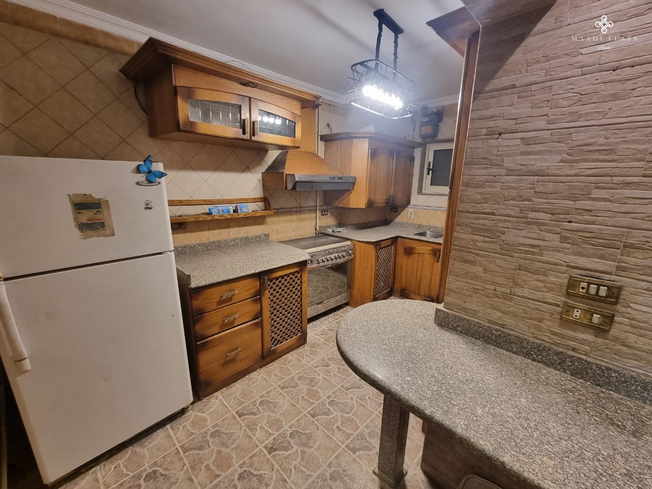 Spacious 3-Bedroom Semi-Furnished Apartment With Balcony For Rent In Sarayat Maadi – Prime Location Near French School-5060-gallery-13