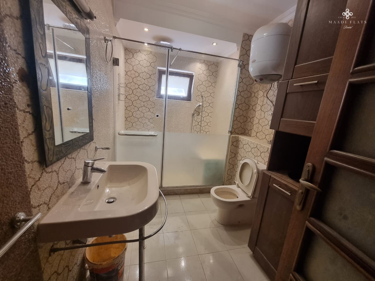 Spacious 3-Bedroom Semi-Furnished Apartment With Balcony For Rent In Sarayat Maadi – Prime Location Near French School-5060-gallery-36