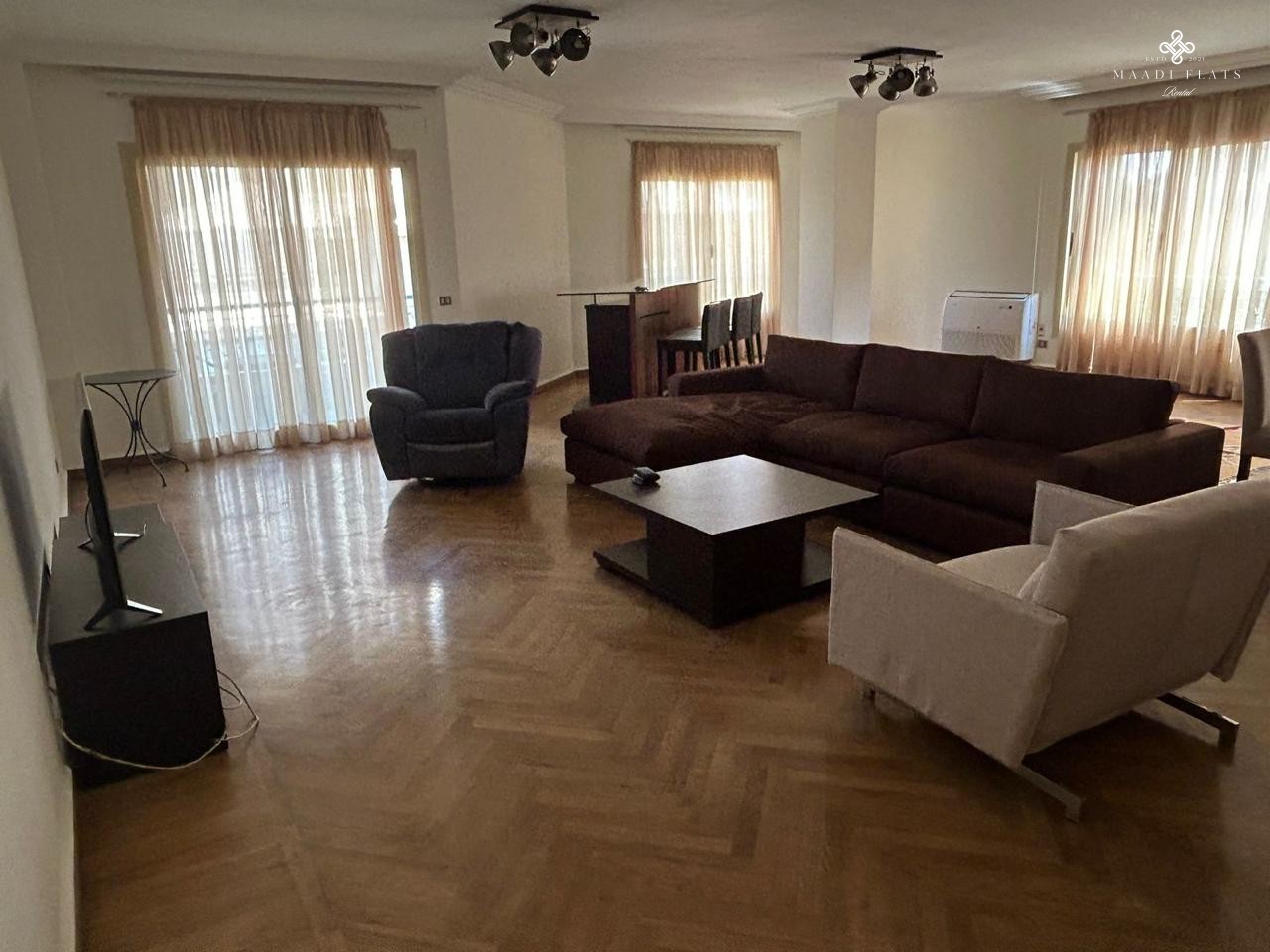 Spacious 4-Bedroom Apartment With Master Ensuite & Balcony In Maadi Sarayat-4964-gallery-2