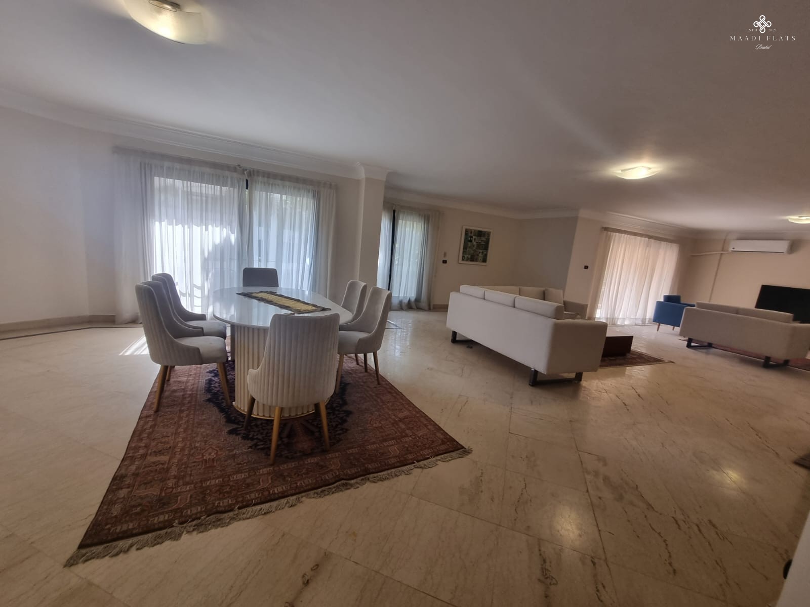 شقة واسعة مؤثثة بالكامل للإيجار في سرايات المعادى القاهرة مصر-5075-gallery-11