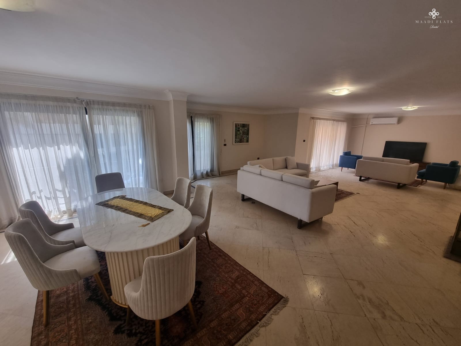 شقة واسعة مؤثثة بالكامل للإيجار في سرايات المعادى القاهرة مصر-5075-gallery-26