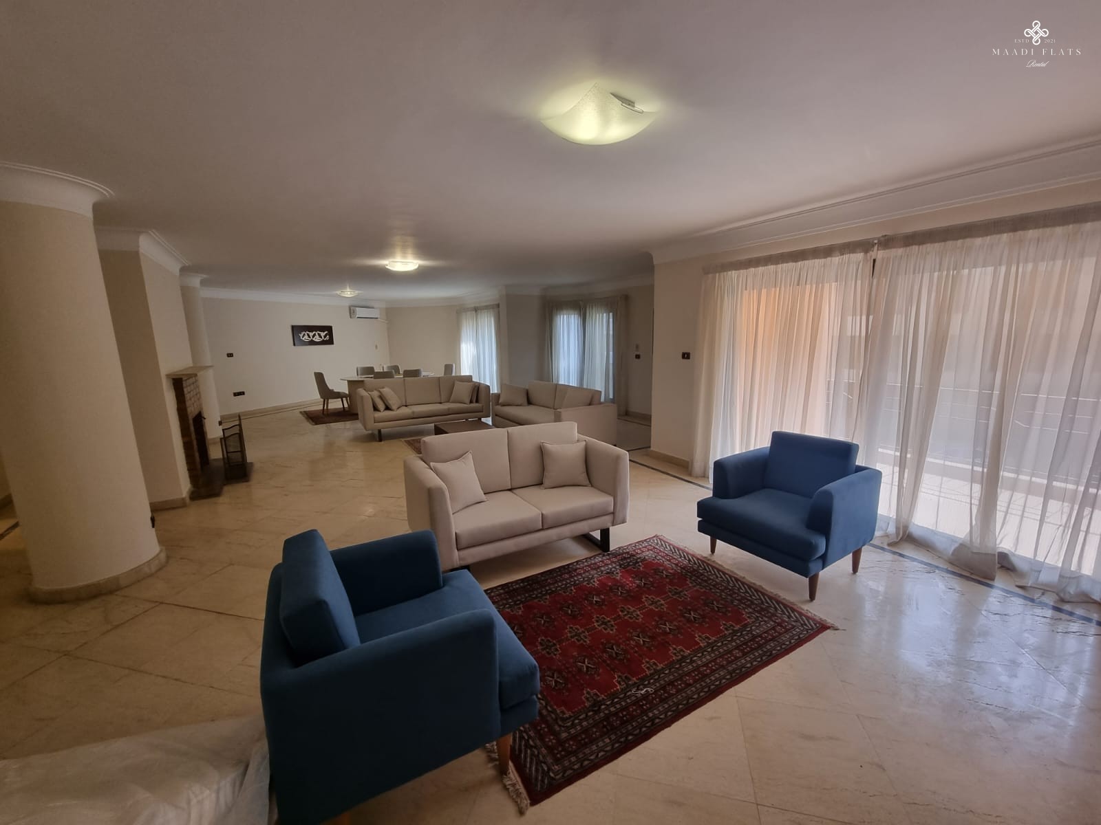 شقة واسعة مؤثثة بالكامل للإيجار في سرايات المعادى القاهرة مصر-5075-gallery-46