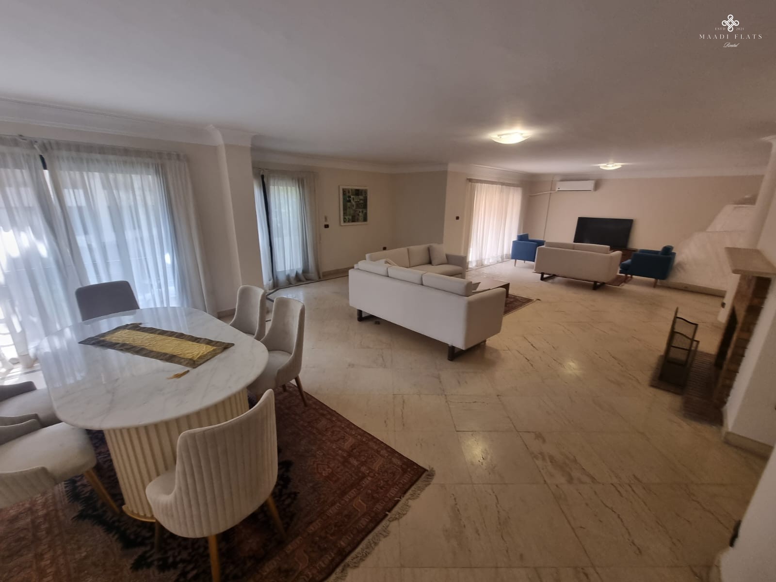 شقة واسعة مؤثثة بالكامل للإيجار في سرايات المعادى القاهرة مصر-5075-gallery-8