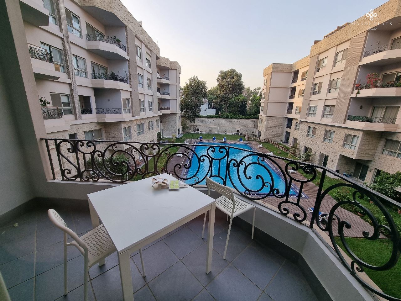 Spacious Modern Furnished Apartment For Rent With Shared Swimming Pool For Rent In Sarayat El Maadi Cairo Egypt-5102-gallery-10