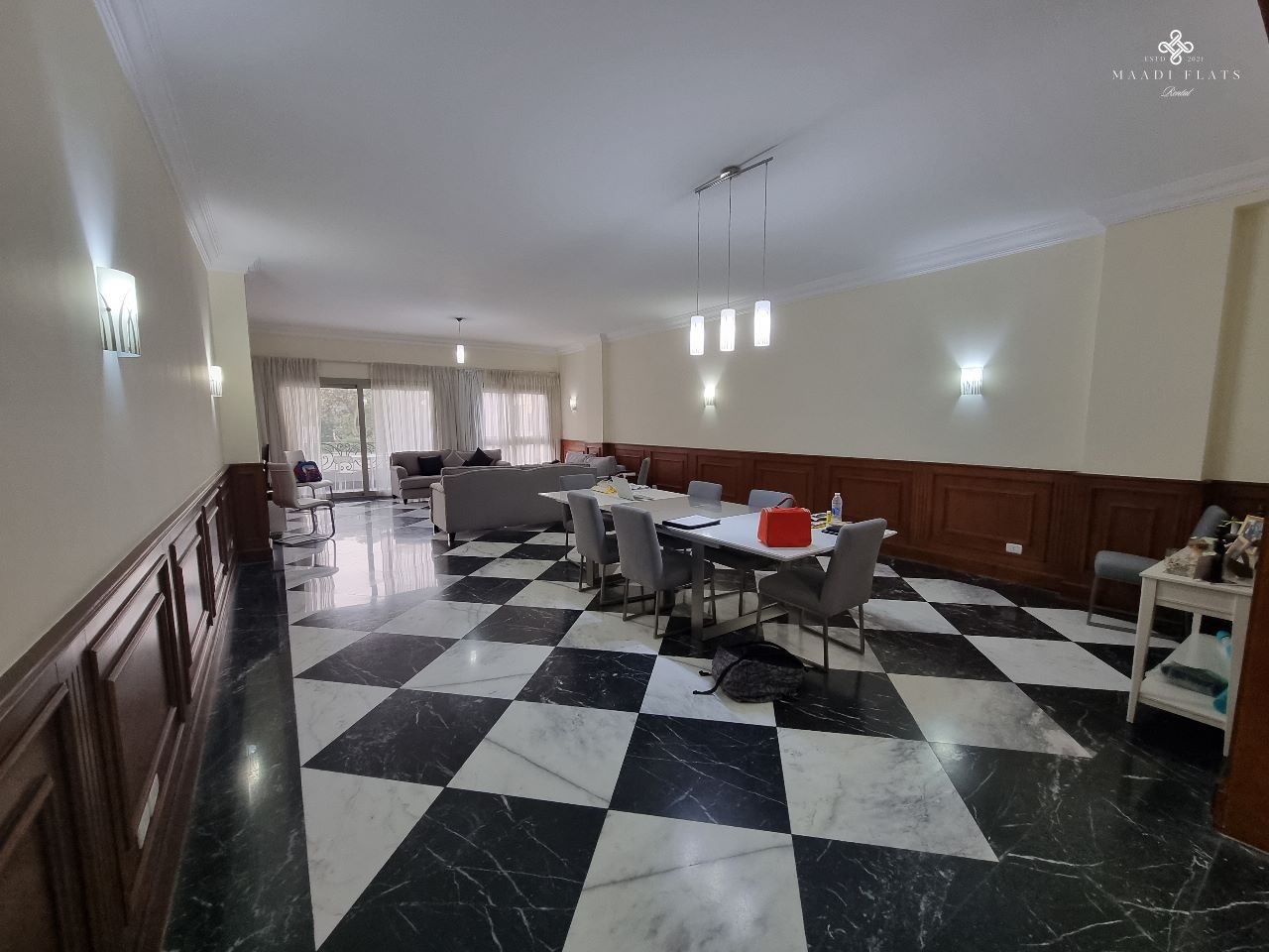 Spacious Modern Furnished Apartment For Rent With Shared Swimming Pool For Rent In Sarayat El Maadi Cairo Egypt-5102-gallery-13