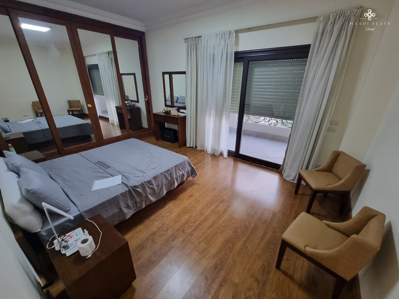 Spacious Modern Furnished Apartment For Rent With Shared Swimming Pool For Rent In Sarayat El Maadi Cairo Egypt-5102-gallery-9