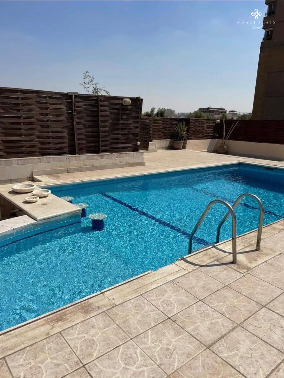 Stylish 1-Bedroom Apartment With Shared Pool & Balcony – Maadi Sarayat-4979-gallery-12