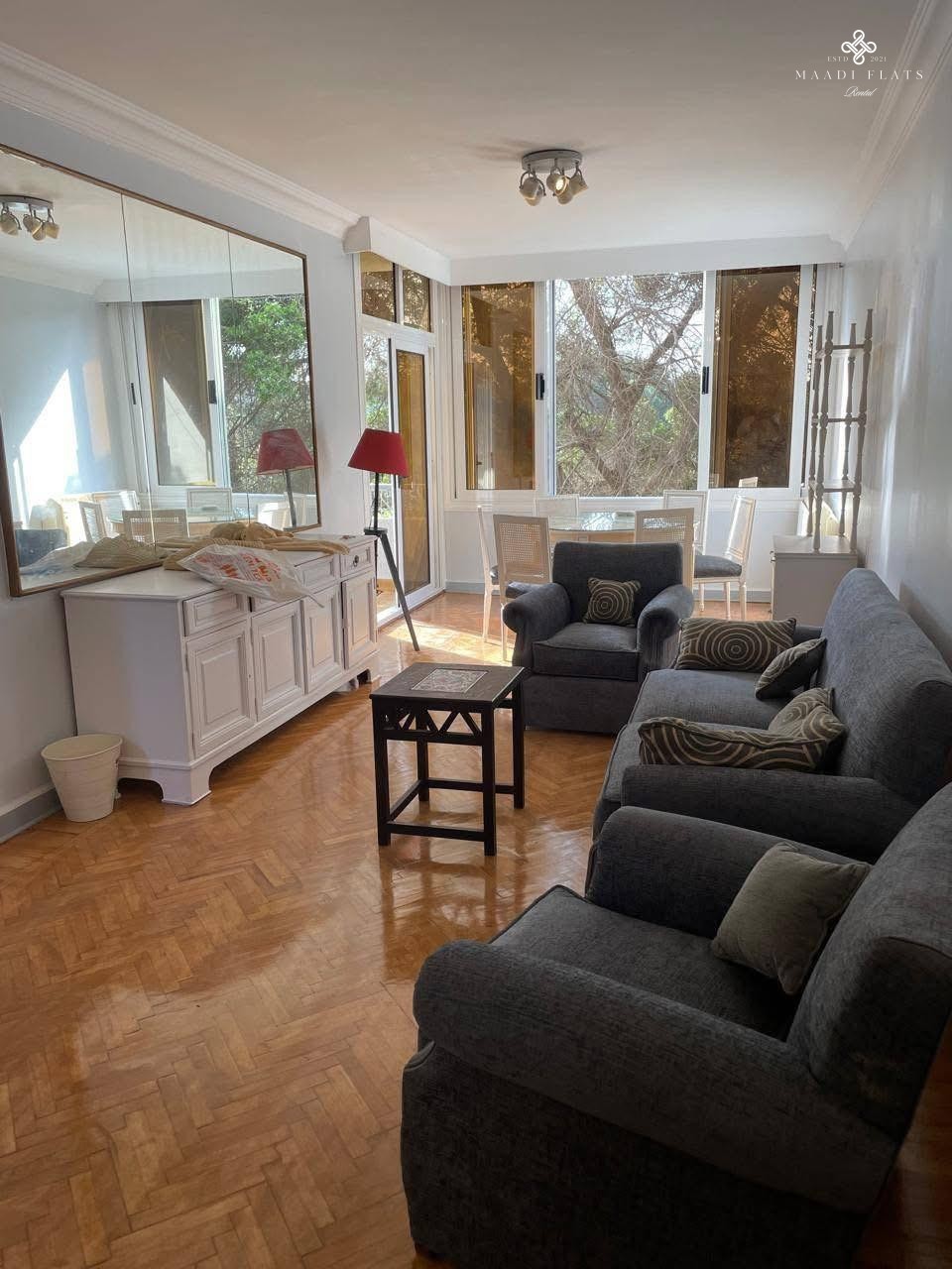 Stylish 1-Bedroom Apartment With Shared Pool & Balcony – Maadi Sarayat-4979-gallery-6