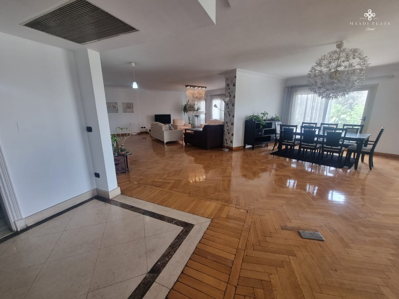 Sunny Ultra Modern Furnished Apartment With Shared Swimming Pool For Rent In Sarayat El Maadi Cairo Egypt-5071-gallery-15