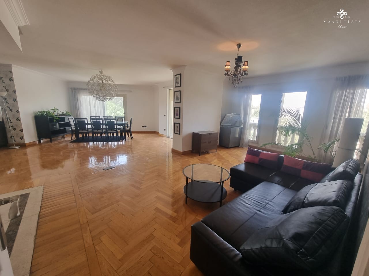 Sunny Ultra Modern Furnished Apartment With Shared Swimming Pool For Rent In Sarayat El Maadi Cairo Egypt-5071-gallery-19