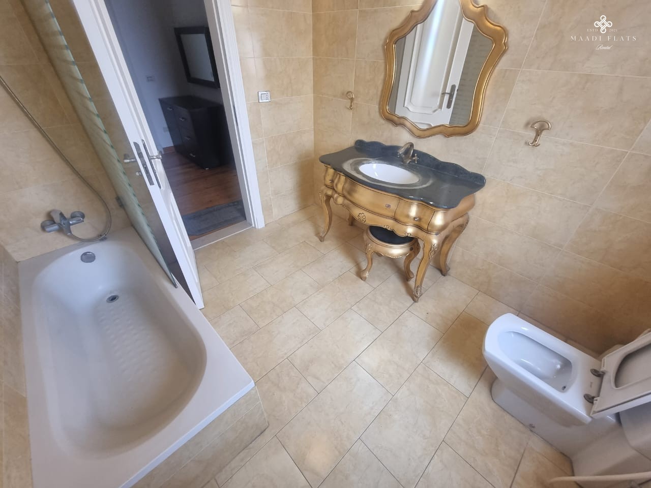 Sunny Ultra Modern Furnished Apartment With Shared Swimming Pool For Rent In Sarayat El Maadi Cairo Egypt-5071-gallery-25