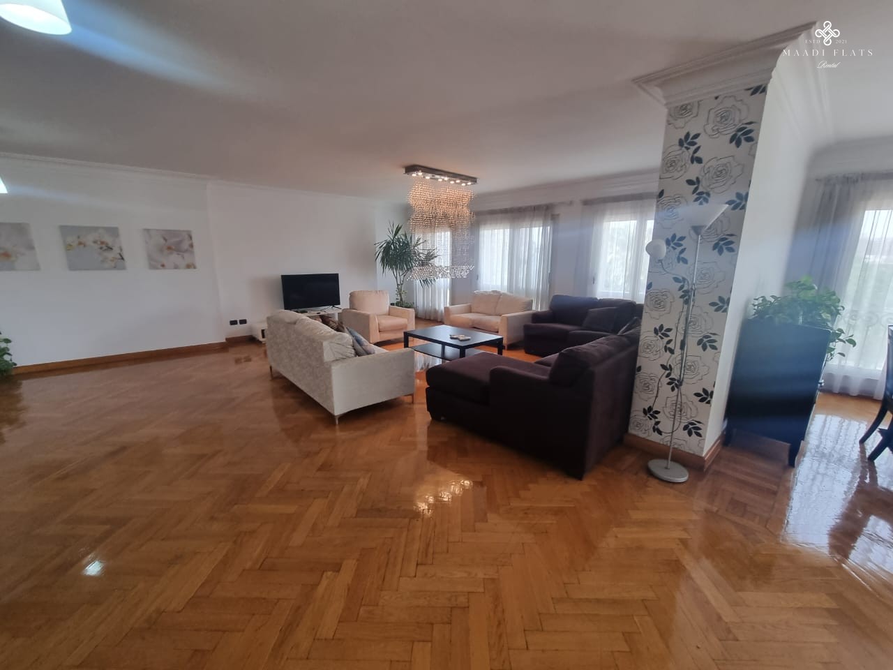 Sunny Ultra Modern Furnished Apartment With Shared Swimming Pool For Rent In Sarayat El Maadi Cairo Egypt-5071-gallery-37