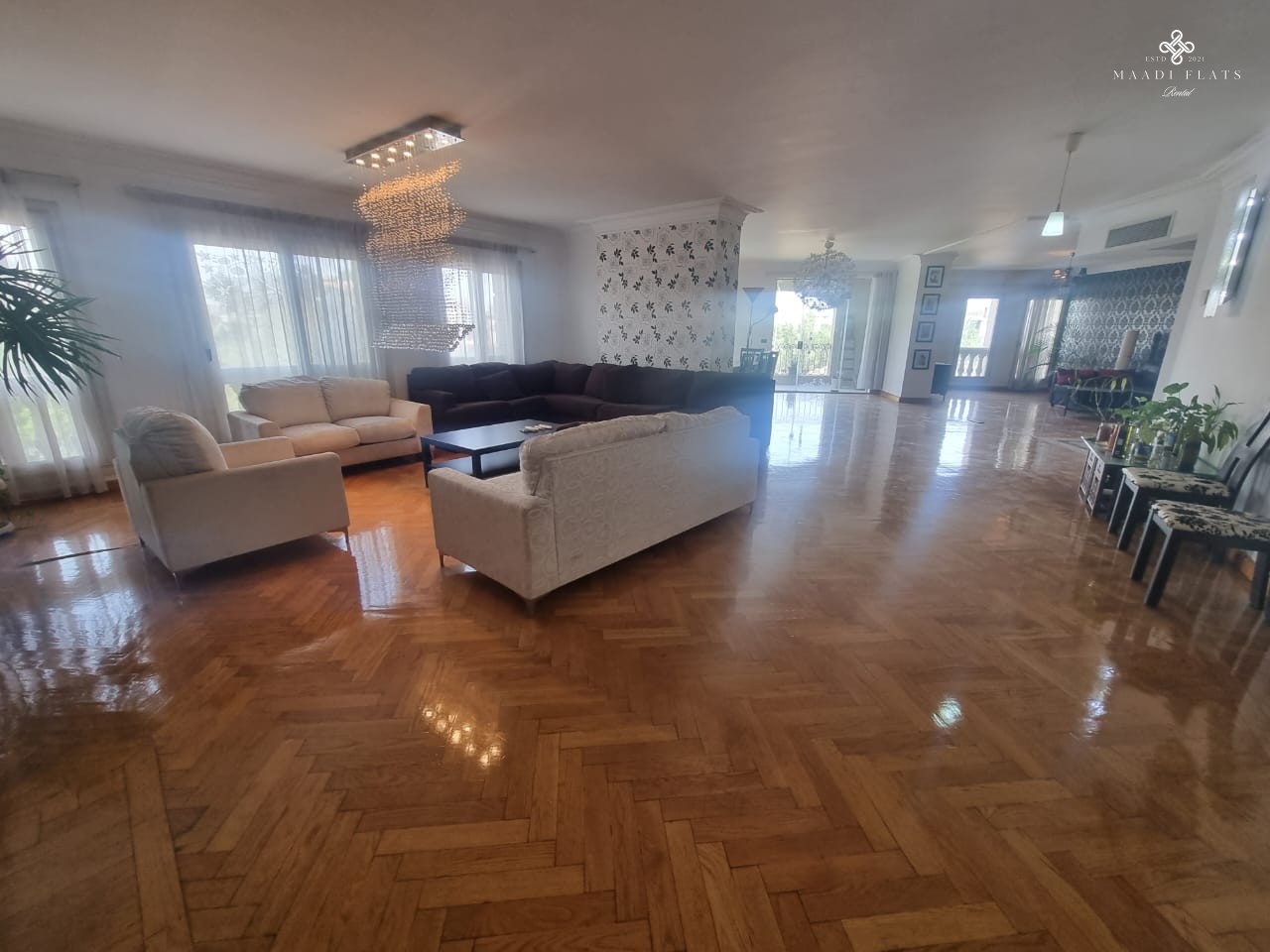 Sunny Ultra Modern Furnished Apartment With Shared Swimming Pool For Rent In Sarayat El Maadi Cairo Egypt-5071-gallery-40