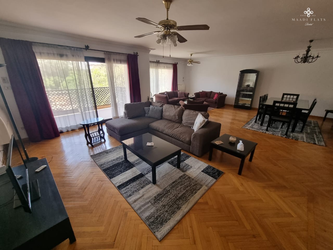 Three Bedrooms Flat For Rent In El Maadi Sarayat-5024-gallery-2