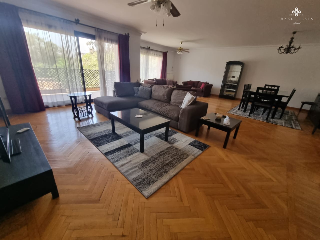 Three Bedrooms Flat For Rent In El Maadi Sarayat-5024-gallery-3